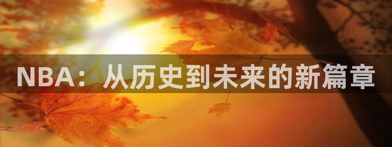 NBA：从历史到未来的新篇章