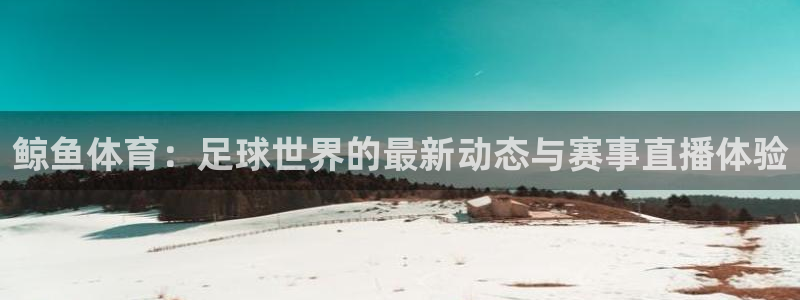 鲸鱼体育：足球世界的最新动态与赛事直播体验