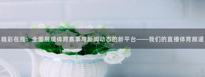 精彩在线：全面展现体育赛事与新闻动态的新平台——我们的直播体育频道