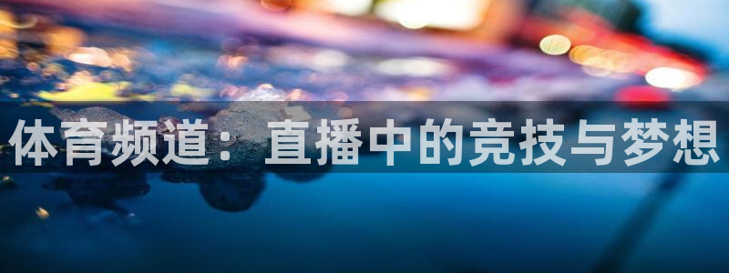 体育频道：直播中的竞技与梦想