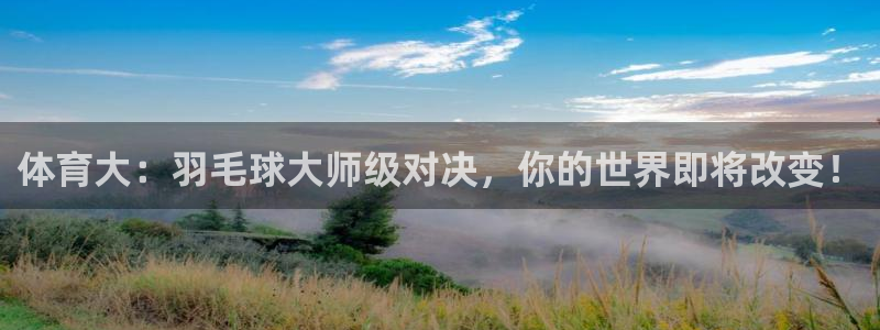 体育大：羽毛球大师级对决，你的世界即将改变！